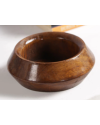 Brown Solid Wood Vase Brown Solid Wood Vase